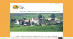 Desktop Screenshot of chateau-trapaud.com