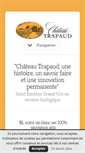 Mobile Screenshot of chateau-trapaud.com